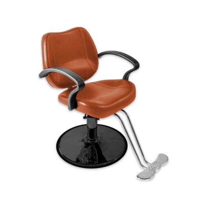 SILLN DE PELUQUERA NEWPORT MARRON
