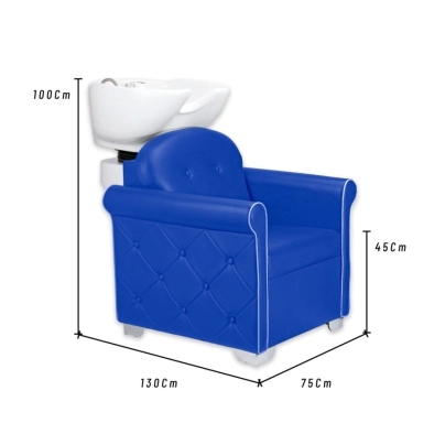 LAVACABEZA TENNESSEE BACHA CERMICA AZUL