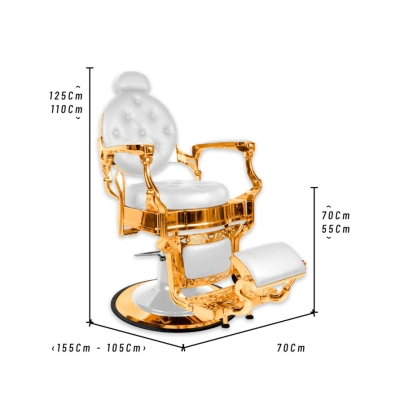 SILLN BARBERO BELMONT VINTAGE BLANCO