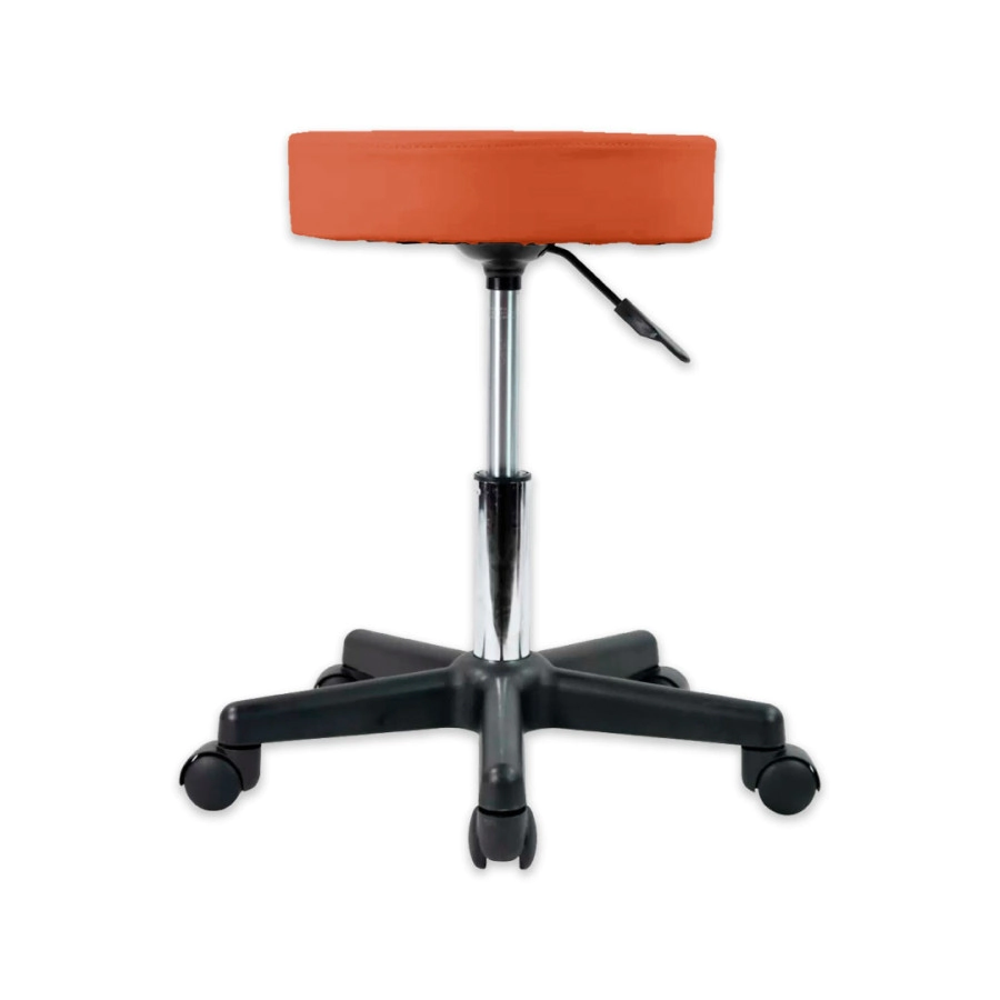 TABURETE MADISON BANQUETA BASE PLASTICA A G�S MARRON