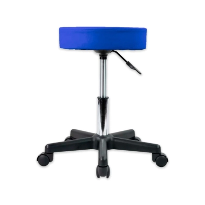 TABURETE MADISON BANQUETA BASE PLASTICA A GS AZUL