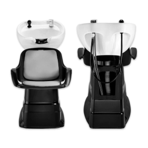 LAVACABEZA CHAMP GRIS BACHA CER&Aacute;MICA BLANCA