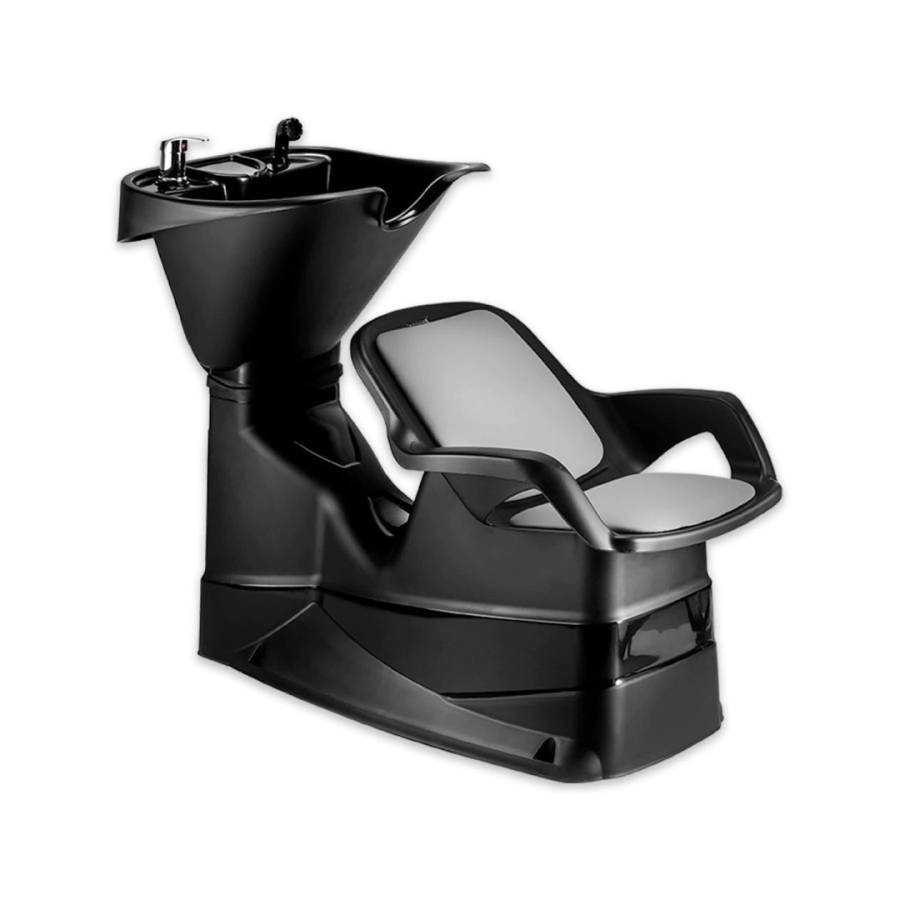 LAVACABEZA CHAMP RECLINABLE NEGRO TAPIZ GRIS