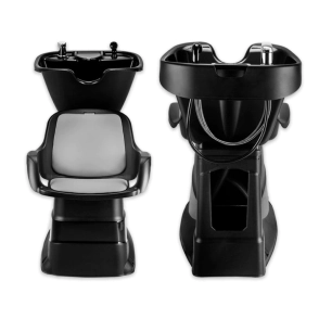 LAVACABEZA CHAMP RECLINABLE NEGRO TAPIZ GRIS