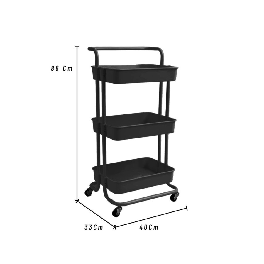 CARRO AYUDANTE NEWARK NEGRO