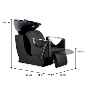 LAVACABEZA NASHVILLE BACHA CER&Aacute;MICA NEGRA