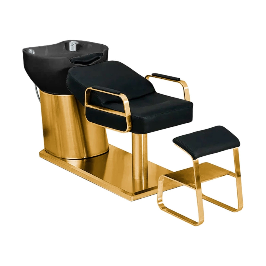 LAVACABEZAS LEICESTER BASE DORADA TAPIZ NEGRO BACHA NEGRA