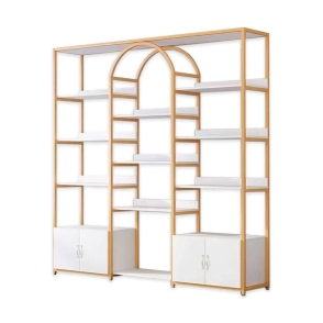 ESTANTERIA BOLONIA DORADA