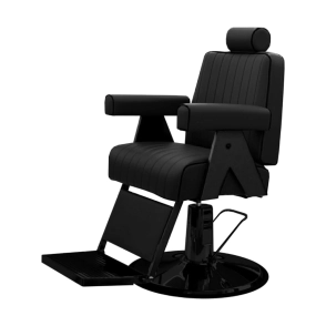 SILL&Oacute;N BARBERO BARCELONA BASE NEGRA TAPIZADO NEGRO