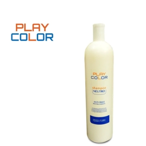 PLAY COLOR SHAMPOO NEUTRO ANTI FRIZZ REESTRUCTURANTE 1 LITRO