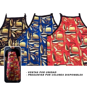 DELANTAL DE BARBER&Iacute;A