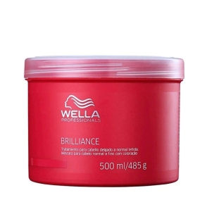 WELLA BRILLIANCE M&Aacute;SCARA DE TRATAMIENTO PARA CABELLO DELGAOD 500 ML