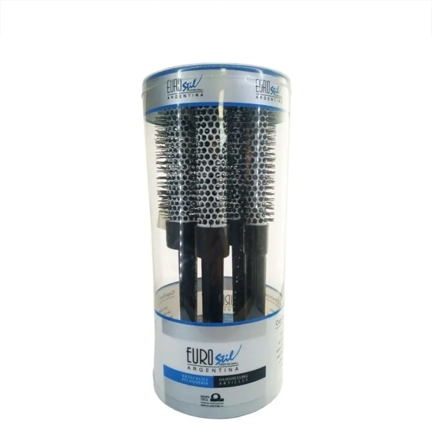 BOTE 4 CEPILLOS TERMICOS CERAMICOS