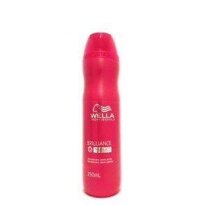 WELLA BRILLANCE SHAMPOO PARA CABELLO TE&Ntilde;IDO DE 250 ML