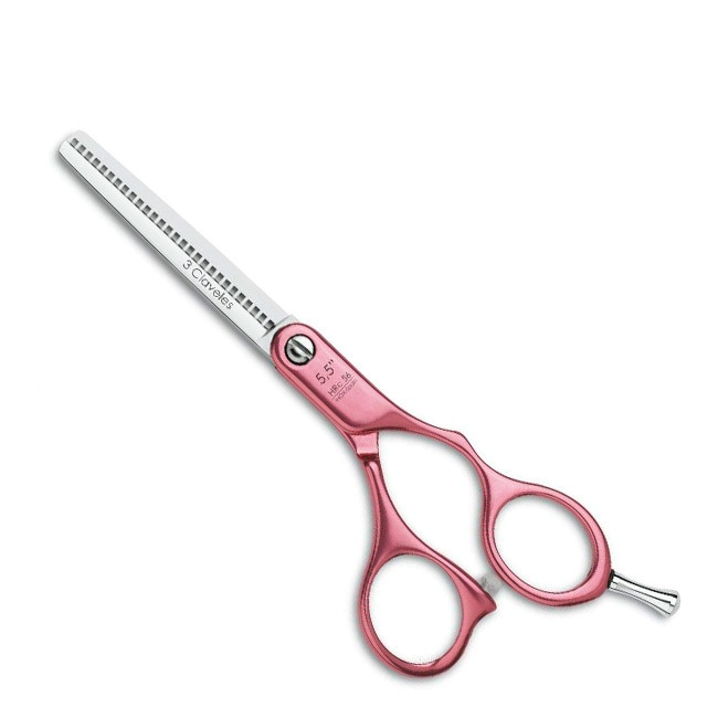 3 CLAVELES TIJERA DE PULIR 5.5 " ROSA