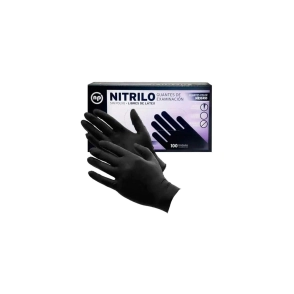 NITRILO GUANTES X 100 UNIDADES L
