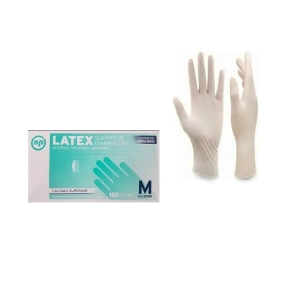LATEX GUANTE DEDESCATABLES X 100 UNIDADES