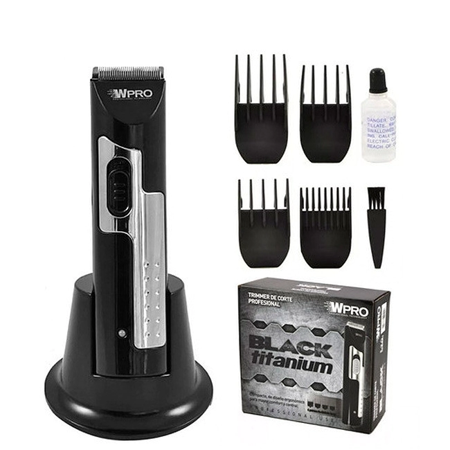 WPRO M�QUINA DE CORTE PATILLERA BLACK TITANIUM