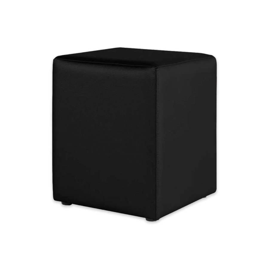 PUFF RIGIDO CUBO NEGRO