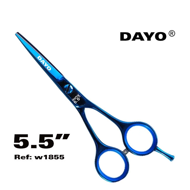 DAYO TIJERA FILO NAVAJA 5.5" TITANIUM W1855