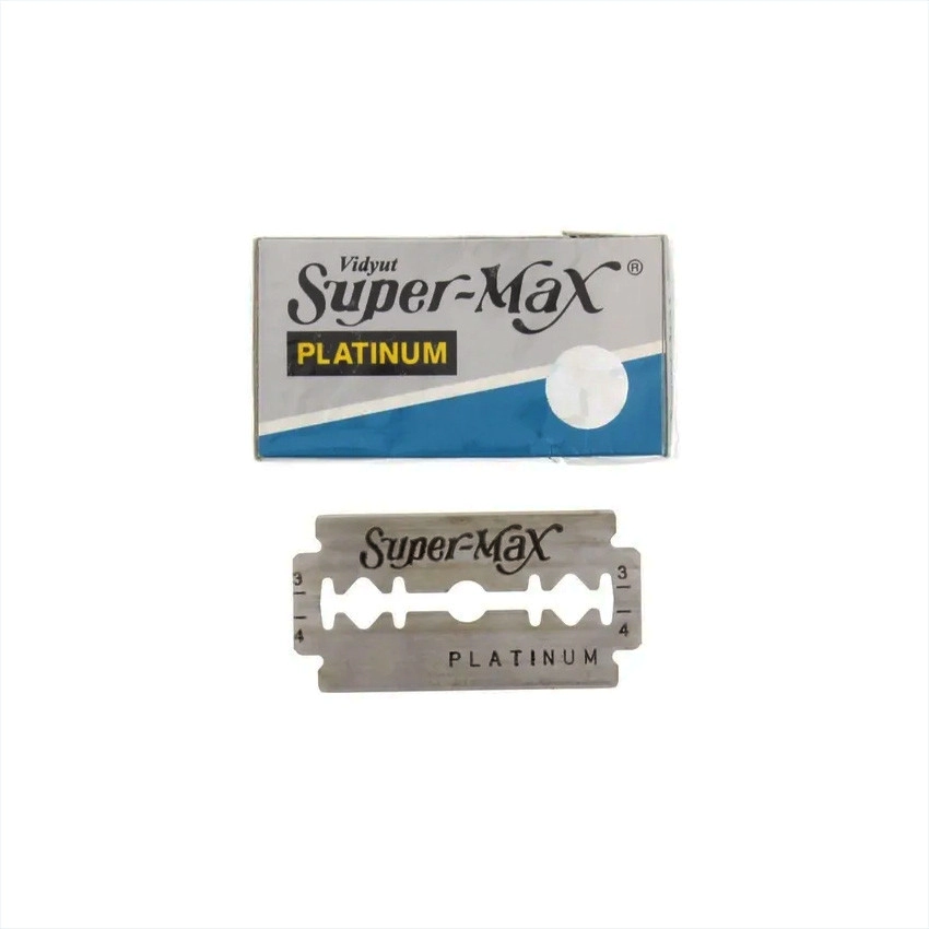 SUPER MAX PLATINUM HOJA DE AFEITAR X5
