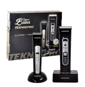 TEKNIKPRO OFICIAL BARBER COMBO M&Aacute;QUINA + PATILLERA